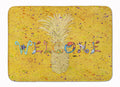 Pineapple Memory Foam Kitchen Mat Machine Washable Anti-Fatigue Cushion Comfort Bath or Kitchen Rug