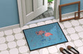 Flamingo Doormat Indoor Outdoor 24H X 36W Front Door Mat Rugs for Entryway, Non Slip Washable Low Pile,