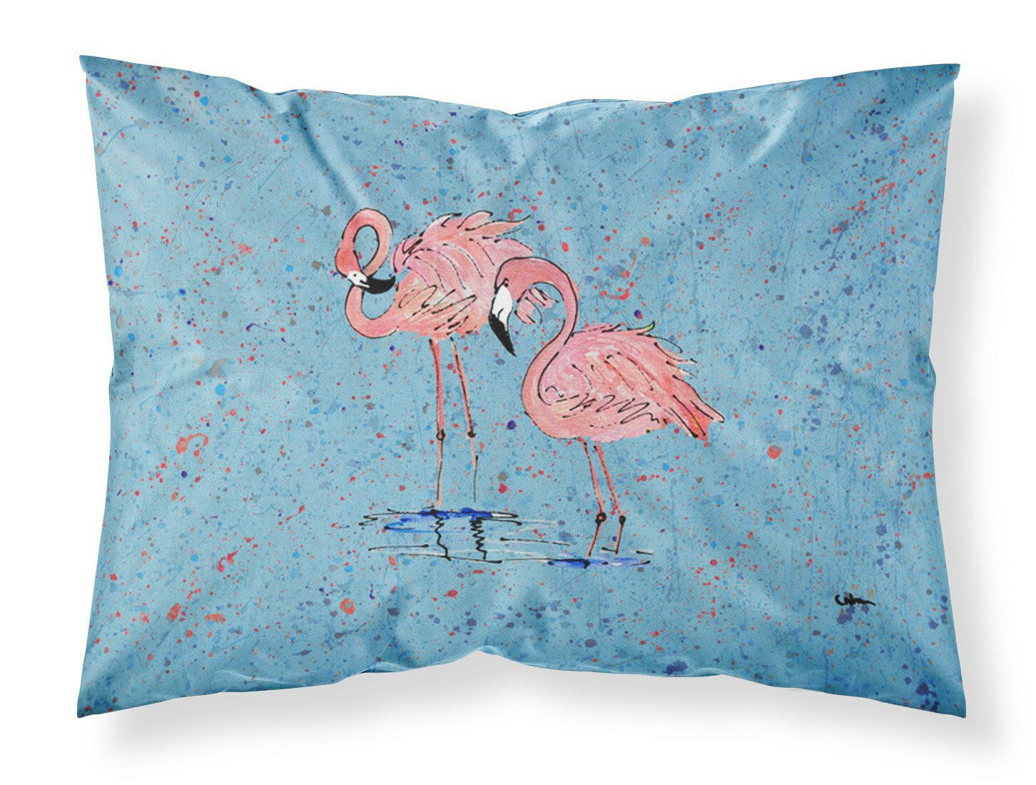 Flamingo Standard Pillowcase Lightweight Super Soft Easy Care Decorative Artwork Pillowcase, Standard
