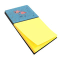 Flamingo Watercolor Sticky Note Holder Refillable Dispenser Desk Accessory 3x3 Pad Gift