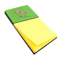 Flamingo Watercolor Sticky Note Holder Refillable Dispenser Desk Accessory 3x3 Pad Gift