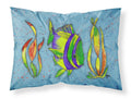 Tropical Fish on Blue Standard Pillowcase Lightweight Super Soft Easy Care Decorative Artwork Pillowcase, Standard