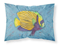 Tropical Fish on Blue Standard Pillowcase Lightweight Super Soft Easy Care Decorative Artwork Pillowcase, Standard