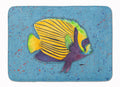 Tropical Fish on Blue Memory Foam Kitchen Mat Machine Washable Anti-Fatigue Cushion Comfort Bath or Kitchen Rug