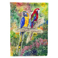 Parrot House Flag 28x40 Porch Sleeve Pole Decorative Outside Yard Banner Artwork Wall Hanging, Polyester