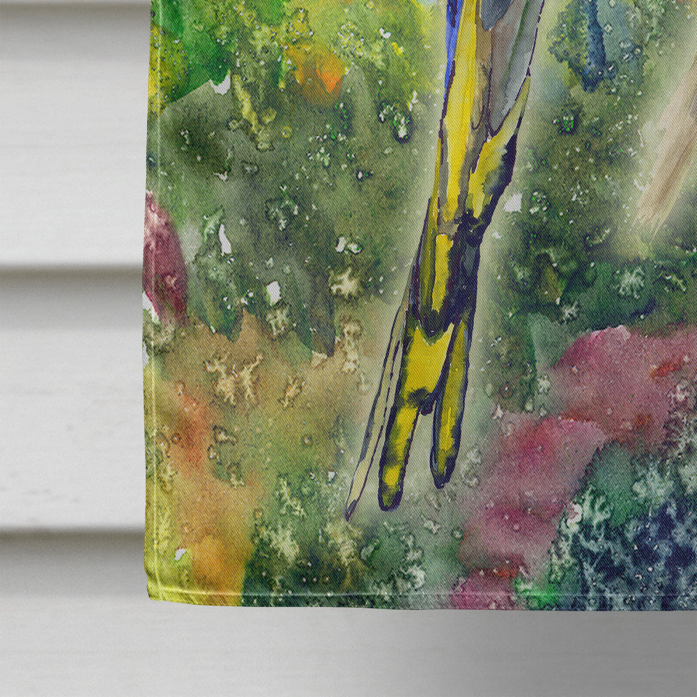 Parrot House Flag 28x40 Porch Sleeve Pole Decorative Outside Yard Banner Artwork Wall Hanging, Polyester