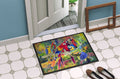 Parrot Doormat Indoor Outdoor 24H X 36W Front Door Mat Rugs for Entryway, Non Slip Washable Low Pile,