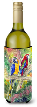 Parrot Wine Bottle Hugger Gift Sleeve for Standard 750 ml Bottles, Insulated Reusable Also Fits Mini Shot & Pint Bottles