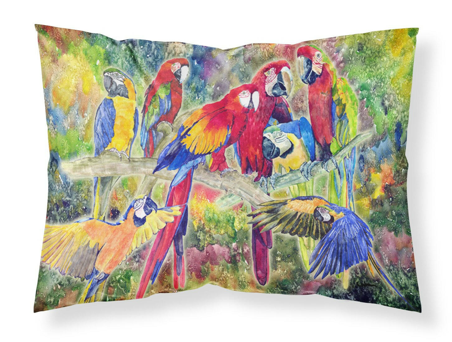 Parrot Standard Pillowcase Lightweight Super Soft Easy Care Decorative Artwork Pillowcase, Standard