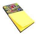 Parrot Watercolor Sticky Note Holder Refillable Dispenser Desk Accessory 3x3 Pad Gift