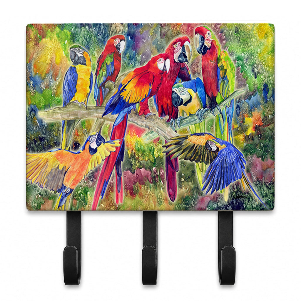 Parrot Leash or Key Holder Wall Hooks, Coat Rack Wall Mount, for Hanging Keys, Towels, Aprons, Leashes