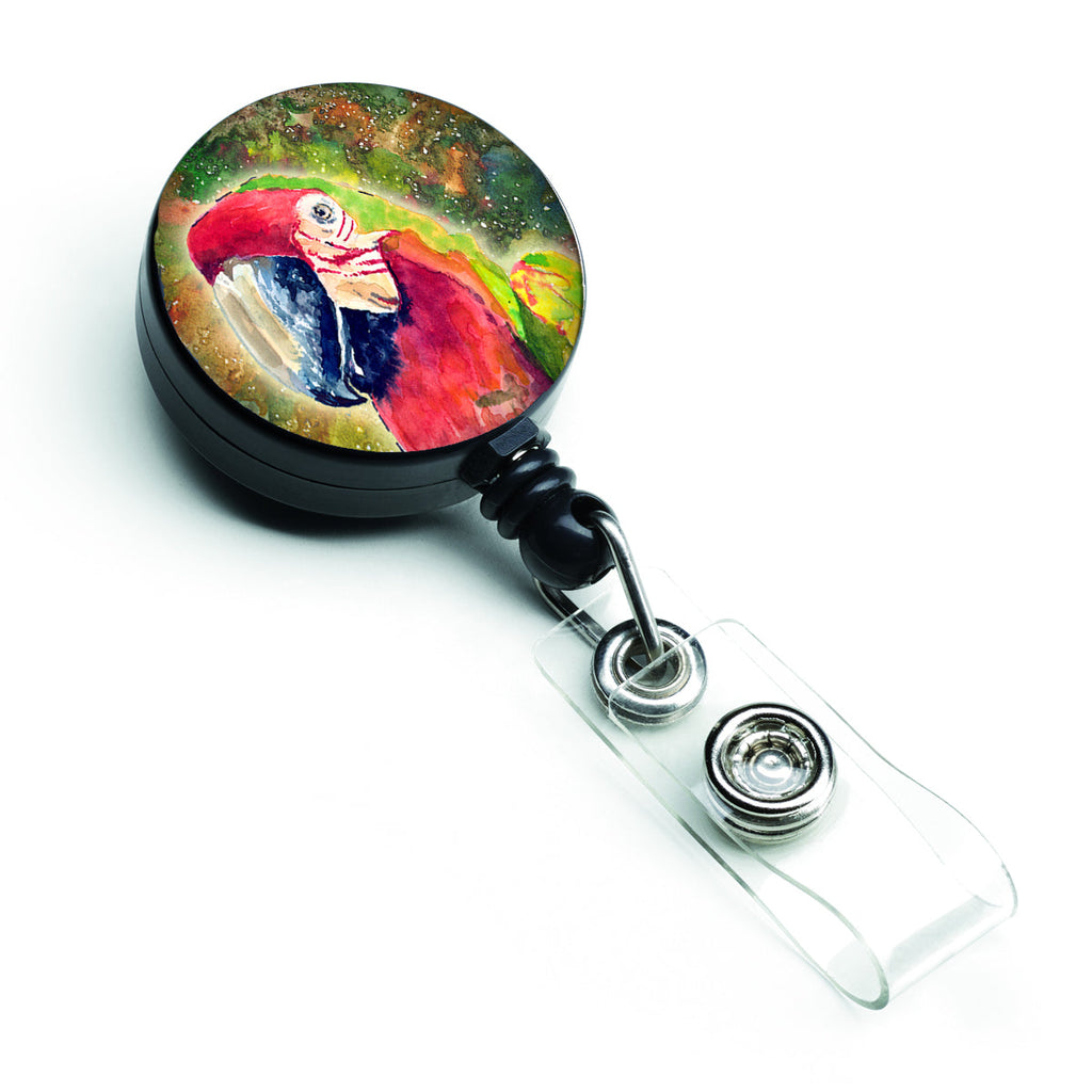 Parrot  Parrot Head Retractable Badge Reel for Nurses ID Badge Holder with Clip Retractable Employee Badge Holder, Belt Clip