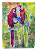 Parrot  Parrot Head House Flag 28x40 Porch Sleeve Pole Decorative Outside Yard Banner Artwork Wall Hanging, Polyester