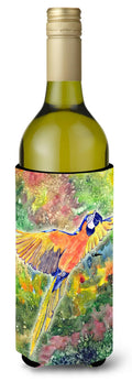 Parrot  Parrot Head Wine Bottle Hugger Gift Sleeve for Standard 750 ml Bottles, Insulated Reusable Also Fits Mini Shot & Pint Bottles