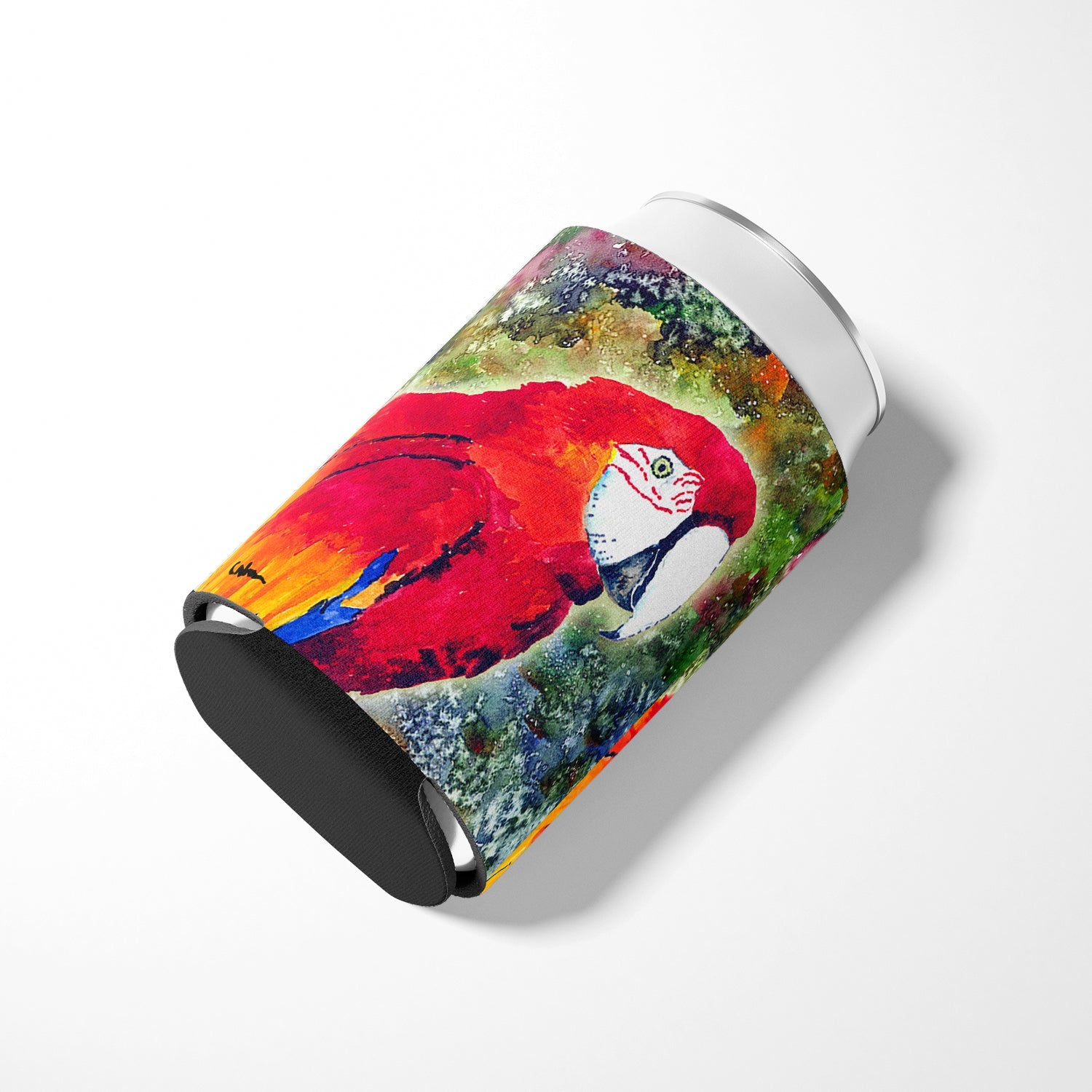 Parrot  Parrot Head Can or Bottle Hugger Cooler Sleeve for Standard 12 oz Cans, Insulated Foam Beer & Soda Can Hugger Reusable