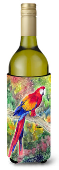 Parrot  Parrot Head Wine Bottle Hugger Gift Sleeve for Standard 750 ml Bottles, Insulated Reusable Also Fits Mini Shot & Pint Bottles