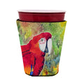 Parrot  Parrot Head Red Cup Hugger Sleeve for 16–22 oz Party Cups, Insulated Foam Drink Holder for Iced Coffee, Tailgate & BBQ Reusable