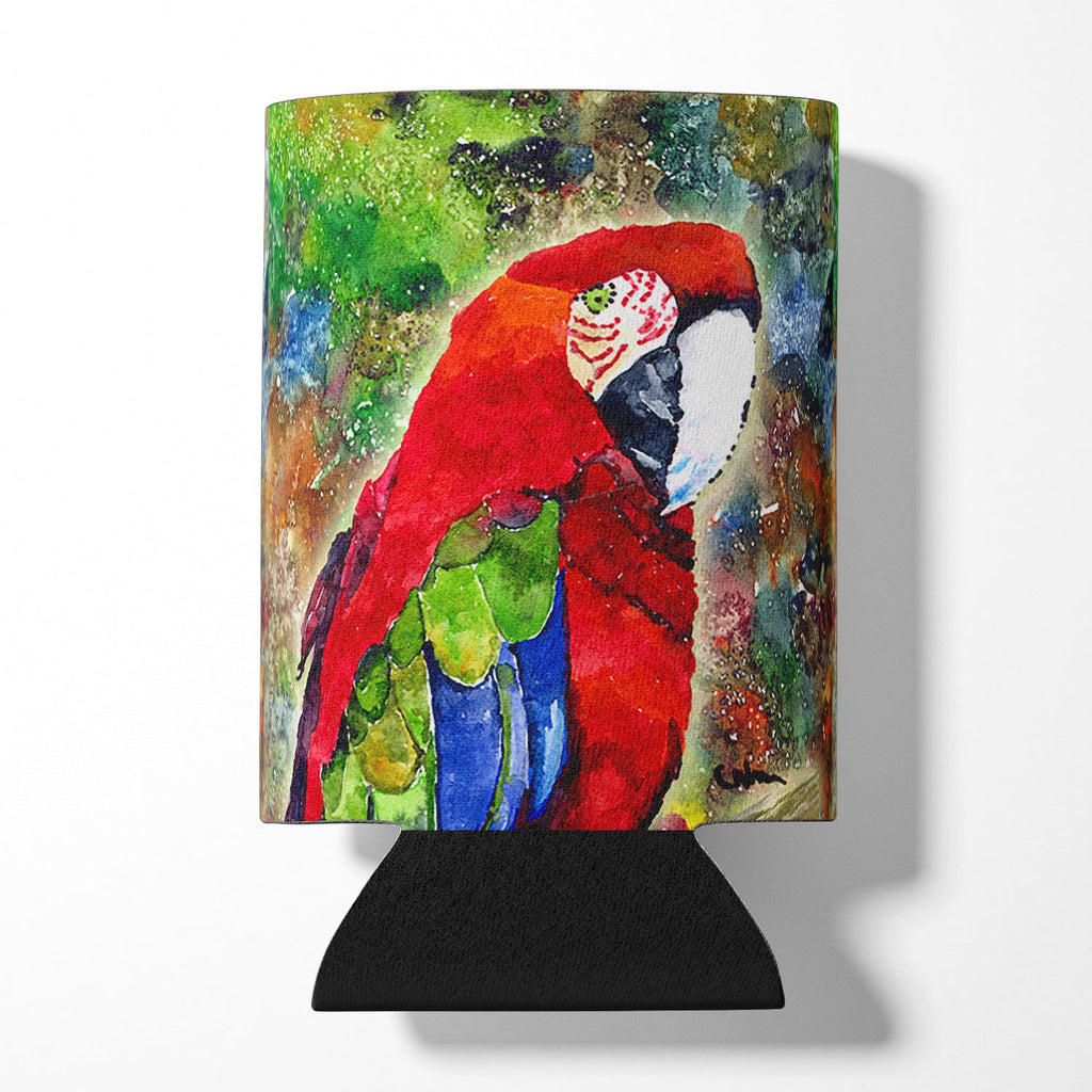Parrot Can or Bottle Hugger Cooler Sleeve for Standard 12 oz Cans, Insulated Foam Beer & Soda Can Hugger Reusable