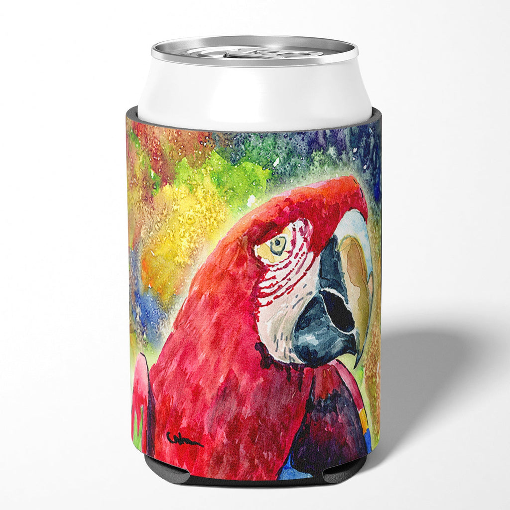 Bird - Parrot Can or Bottle Hugger Cooler Sleeve for Standard 12 oz Cans, Insulated Foam Beer & Soda Can Hugger Reusable