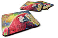 Bird - Parrot Foam Coasters Set of 4 Cup Coasters for Indoor Outdoor, Tabletop Protection, Anti Slip, Mouse pad Material