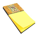 Palm Tree Watercolor Sticky Note Holder Refillable Dispenser Desk Accessory 3x3 Pad Gift