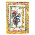 Palm Tree House Flag 28x40 Porch Sleeve Pole Decorative Outside Yard Banner Artwork Wall Hanging, Polyester