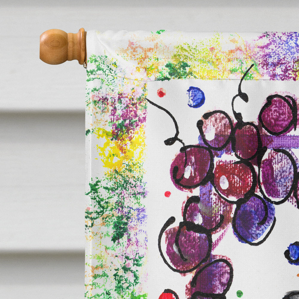 Wine House Flag 28x40 Porch Sleeve Pole Decorative Outside Yard Banner Artwork Wall Hanging, Polyester