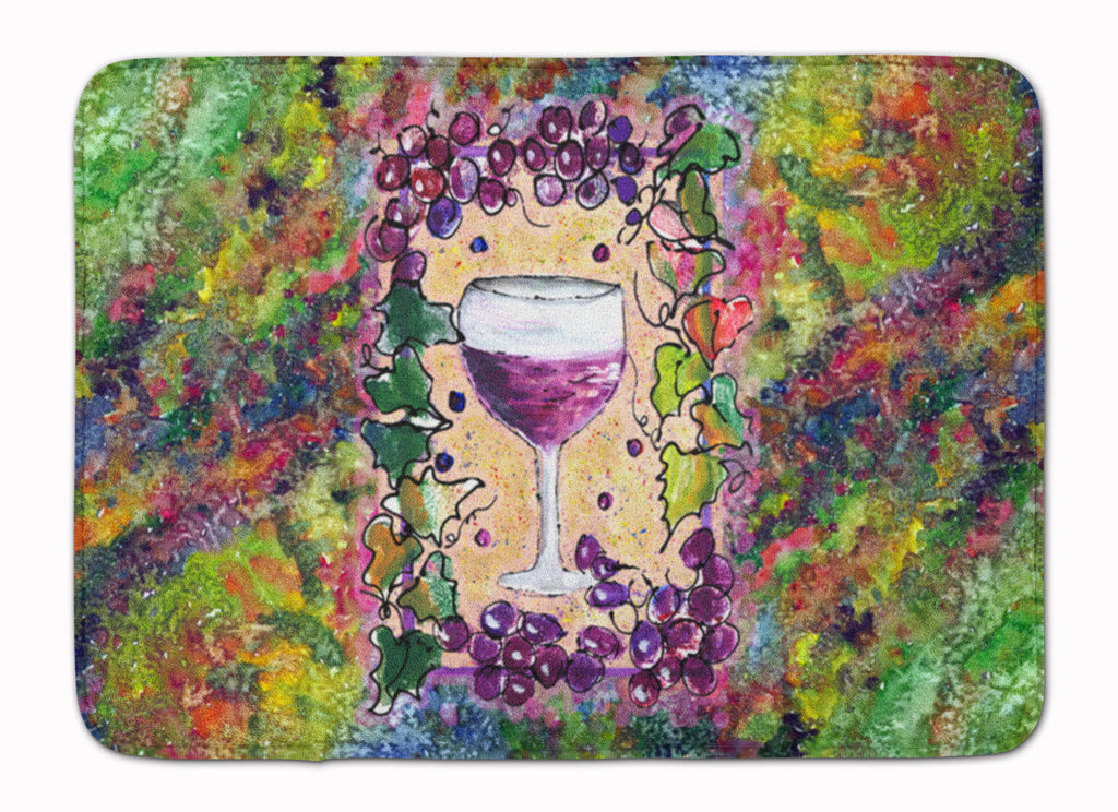 Wine Memory Foam Kitchen Mat Machine Washable Anti-Fatigue Cushion Comfort Bath or Kitchen Rug