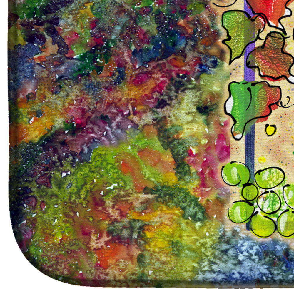 Wine Dish Drying Mat Absorbent Dish Drying Mat Pad for Kitchen Counter Dish Drainer Mat for Countertop, 14 x 21", Multicolor