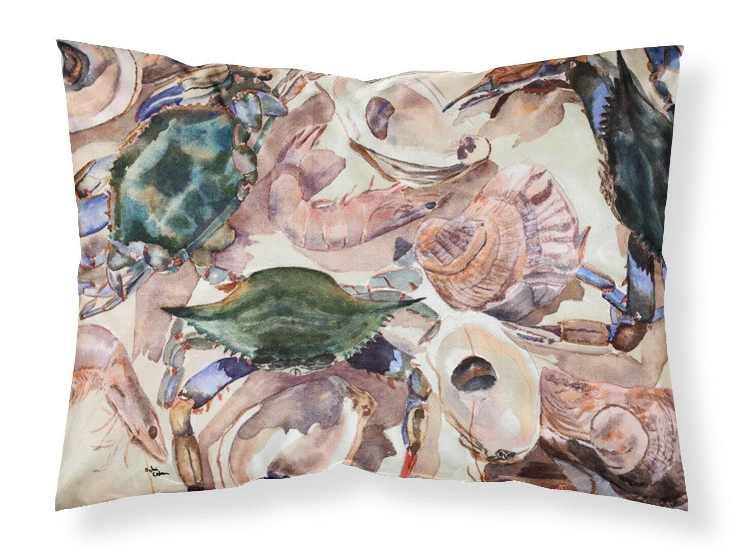 Crab Standard Pillowcase Lightweight Super Soft Easy Care Decorative Artwork Pillowcase, Standard