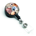 Sea Shells Retractable Badge Reel for Nurses ID Badge Holder with Clip Retractable Employee Badge Holder, Belt Clip