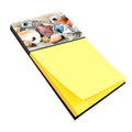 Sea Shells Watercolor Sticky Note Holder Refillable Dispenser Desk Accessory 3x3 Pad Gift