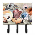 Sea Shells Leash or Key Holder Wall Hooks, Coat Rack Wall Mount, for Hanging Keys, Towels, Aprons, Leashes