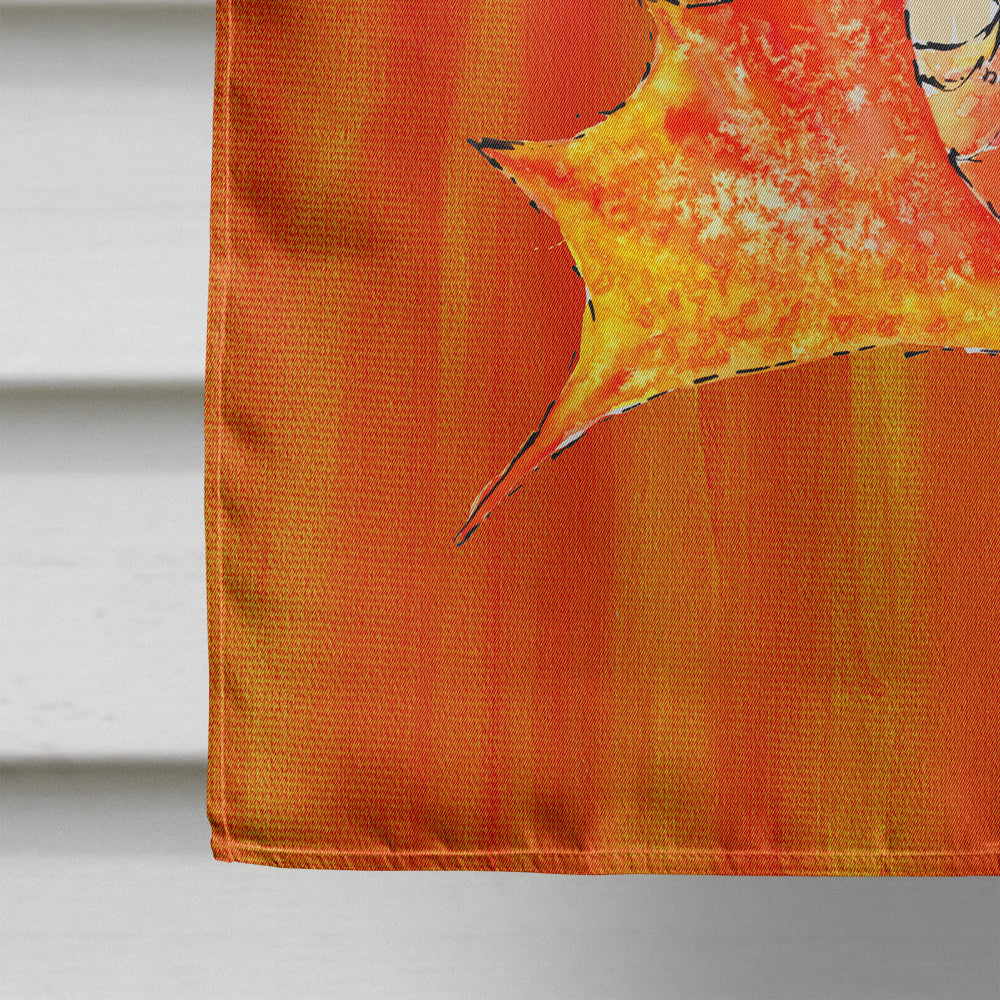 Mermaid in Witches Hat Halloween House Flag 28x40 Porch Sleeve Pole Decorative Outside Yard Banner Artwork Wall Hanging, Polyester