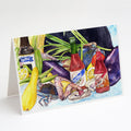 Crystal Hot Sauce with Seafood Greeting Cards Pack of 8 Blank Cards with Envelopes Whimsical A7 Size 5x7
