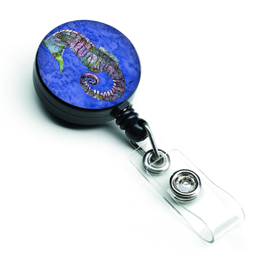 Seahorse Retractable Badge Reel for Nurses ID Badge Holder with Clip Retractable Employee Badge Holder, Belt Clip