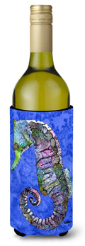 Seahorse Wine Bottle Hugger Gift Sleeve for Standard 750 ml Bottles, Insulated Reusable Also Fits Mini Shot & Pint Bottles