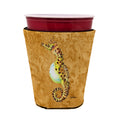 Seahorse Red Cup Hugger Sleeve for 16–22 oz Party Cups, Insulated Foam Drink Holder for Iced Coffee, Tailgate & BBQ Reusable