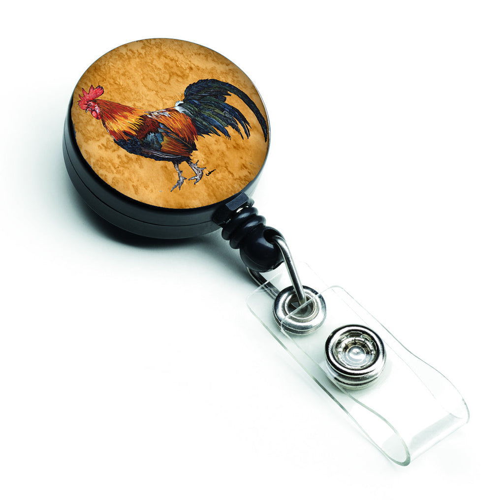 Rooster Retractable Badge Reel for Nurses ID Badge Holder with Clip Retractable Employee Badge Holder, Belt Clip