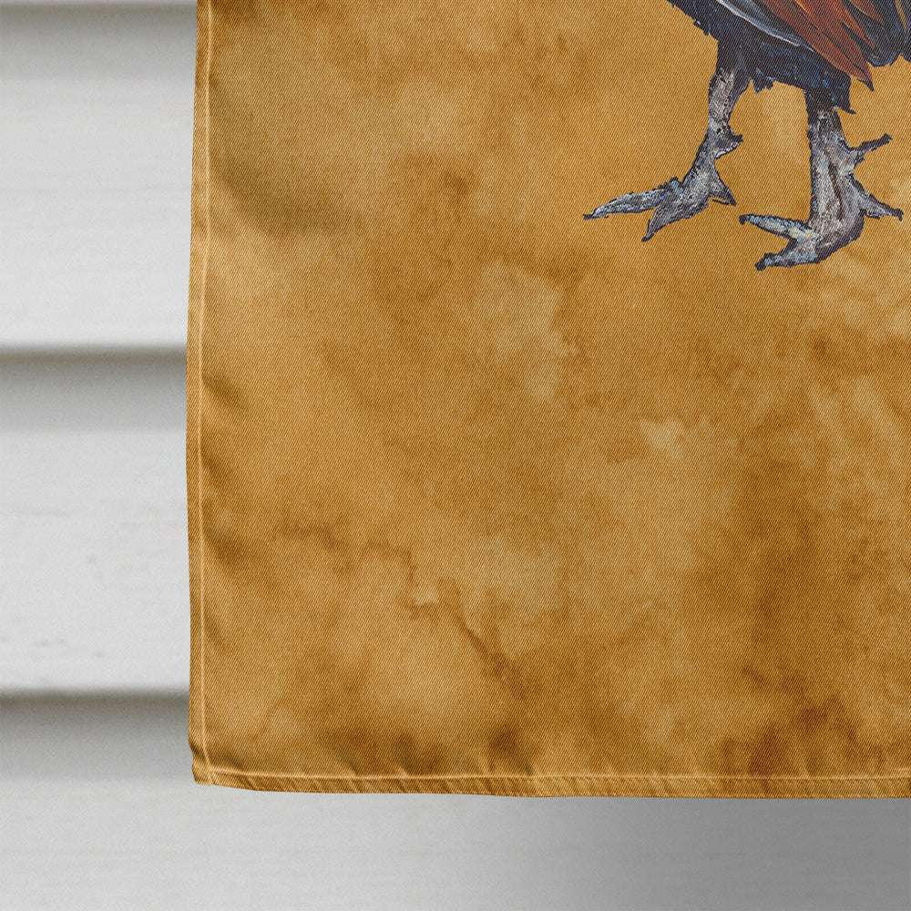 Rooster House Flag 28x40 Porch Sleeve Pole Decorative Outside Yard Banner Artwork Wall Hanging, Polyester