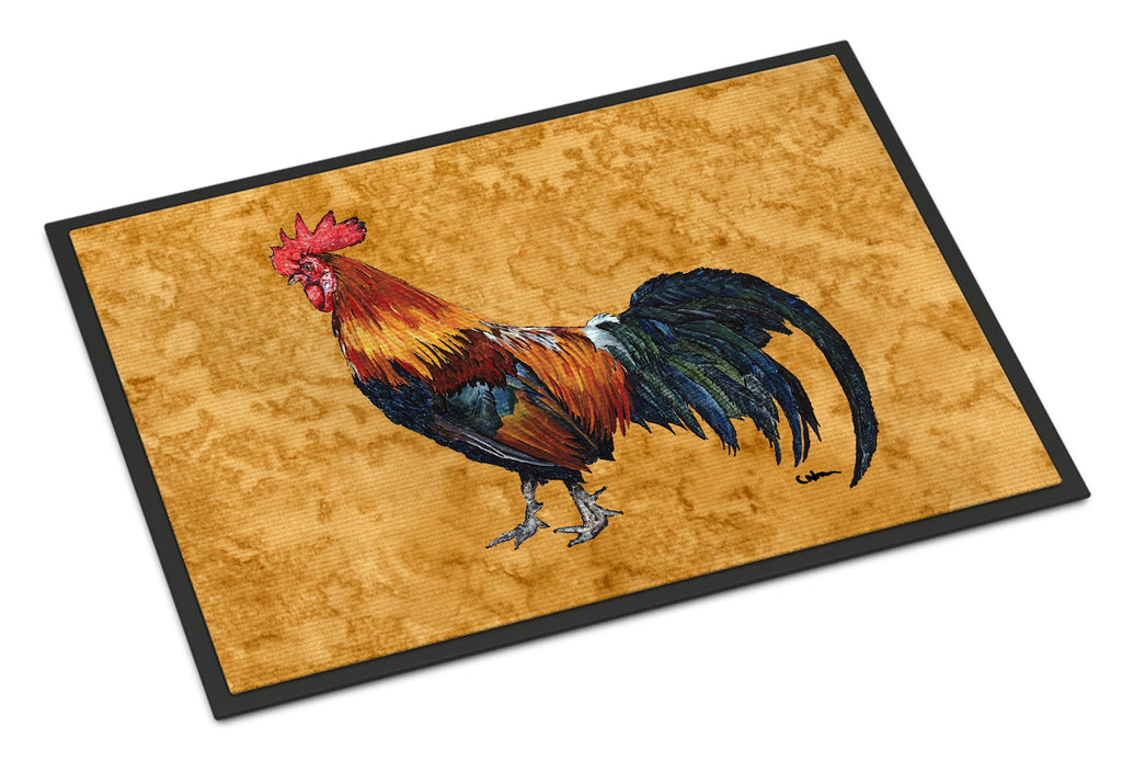 Rooster Doormat Indoor Outdoor 24H X 36W Front Door Mat Rugs for Entryway, Non Slip Washable Low Pile,