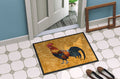 Rooster Doormat Indoor Outdoor 24H X 36W Front Door Mat Rugs for Entryway, Non Slip Washable Low Pile,
