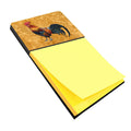 Rooster Watercolor Sticky Note Holder Refillable Dispenser Desk Accessory 3x3 Pad Gift