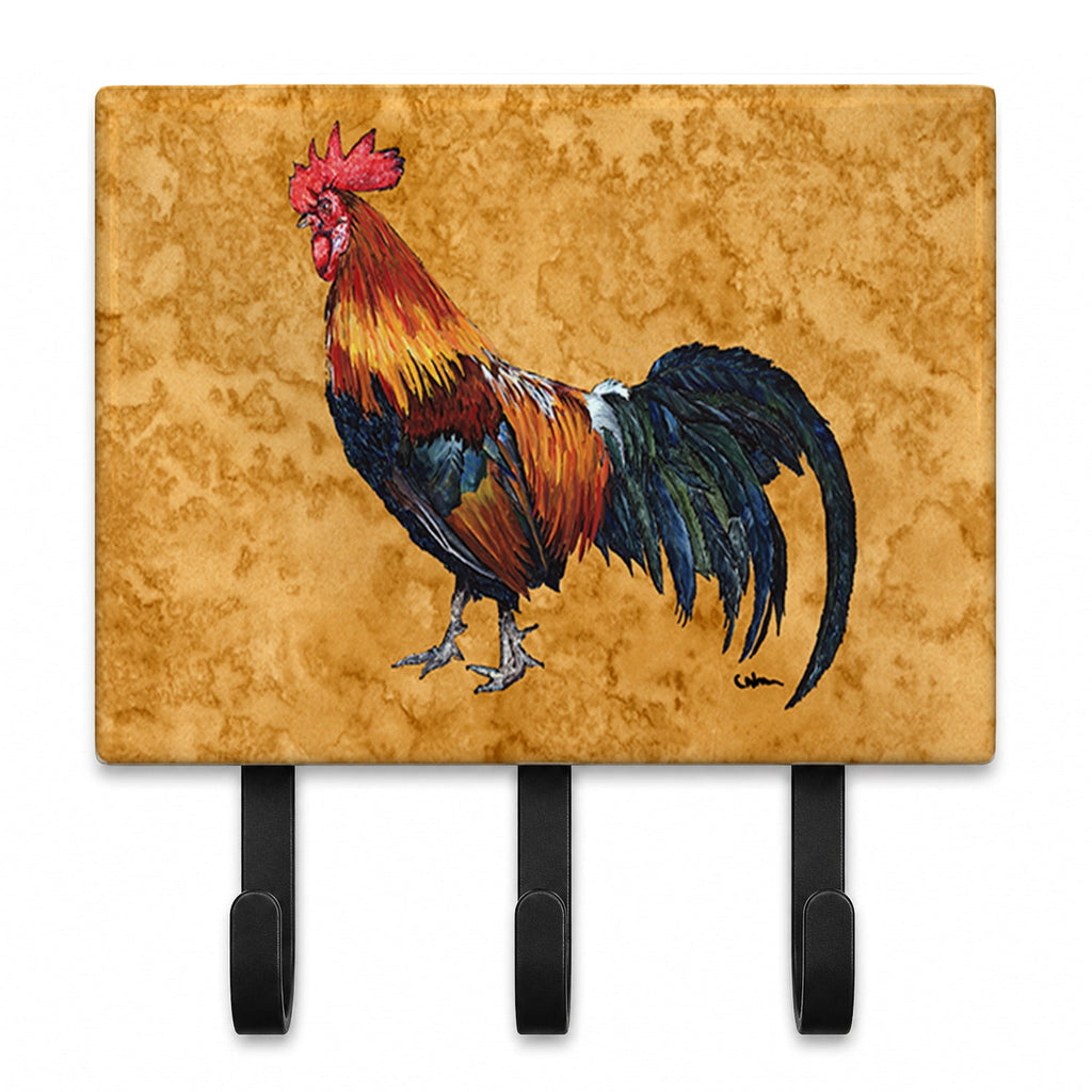 Rooster Leash or Key Holder Wall Hooks, Coat Rack Wall Mount, for Hanging Keys, Towels, Aprons, Leashes