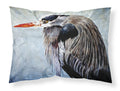 Blue Heron Standard Pillowcase Lightweight Super Soft Easy Care Decorative Artwork Pillowcase, Standard