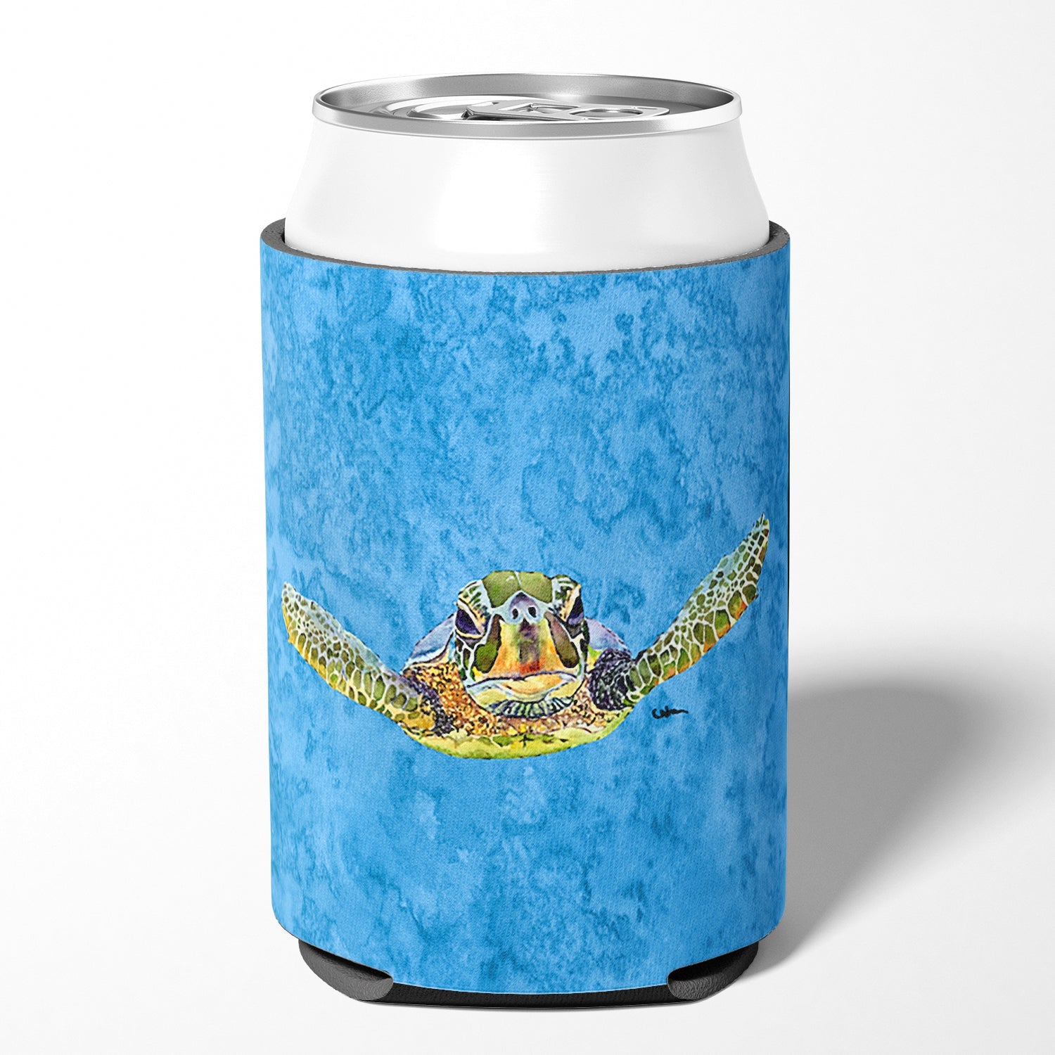Turtle Can or Bottle Hugger Cooler Sleeve for Standard 12 oz Cans, Insulated Foam Beer & Soda Can Hugger Reusable