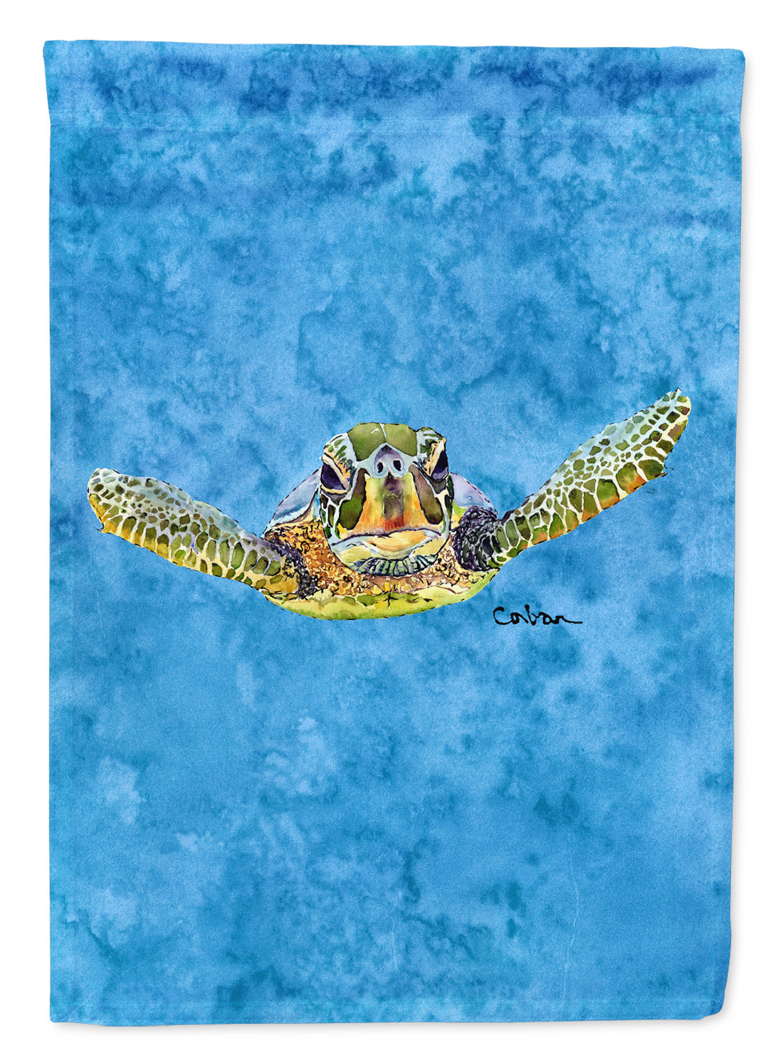 Turtle House Flag 28x40 Porch Sleeve Pole Decorative Outside Yard Banner Artwork Wall Hanging, Polyester