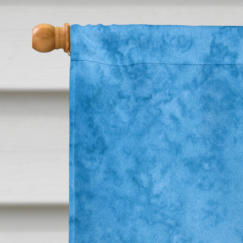 Turtle House Flag 28x40 Porch Sleeve Pole Decorative Outside Yard Banner Artwork Wall Hanging, Polyester