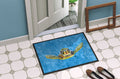 Turtle Doormat Indoor Outdoor 24H X 36W Front Door Mat Rugs for Entryway, Non Slip Washable Low Pile,