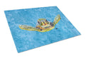 Turtle Cutting Board Tempered Glass Kitchen Cutting Surface, Heat Resistant Chopping, Non-Slip Feet, Food Prep & Serving